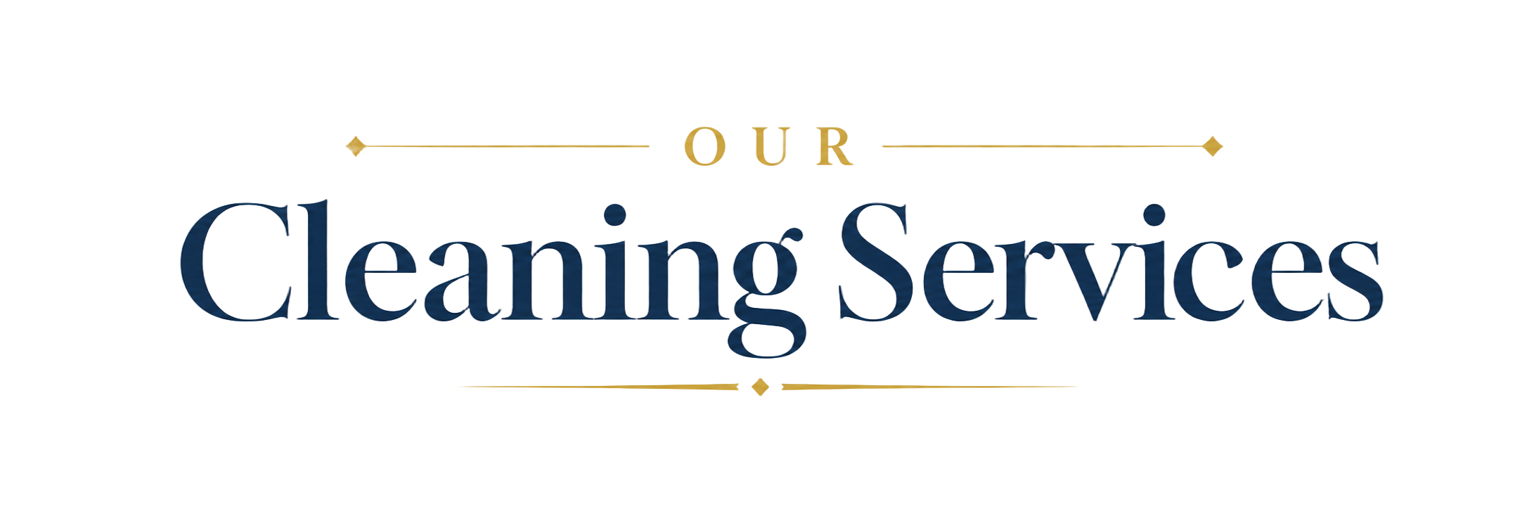 Our Cleaning Services