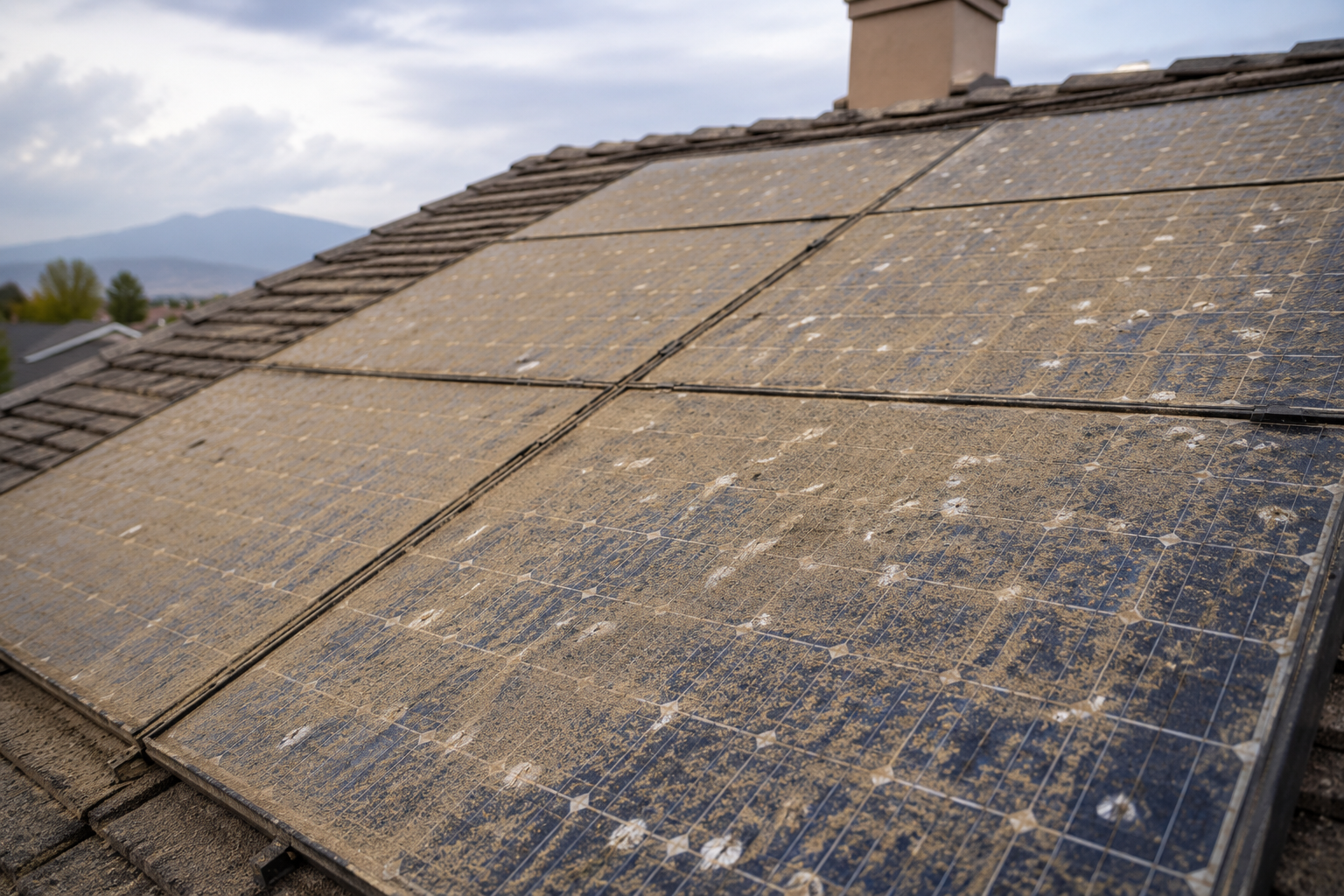 Dirty Solar Panels