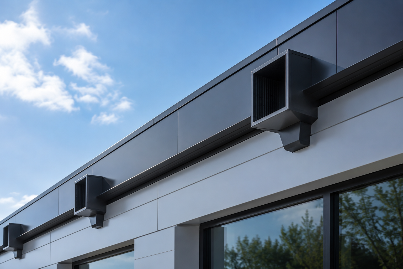 Commercial Flat Roof Drainage